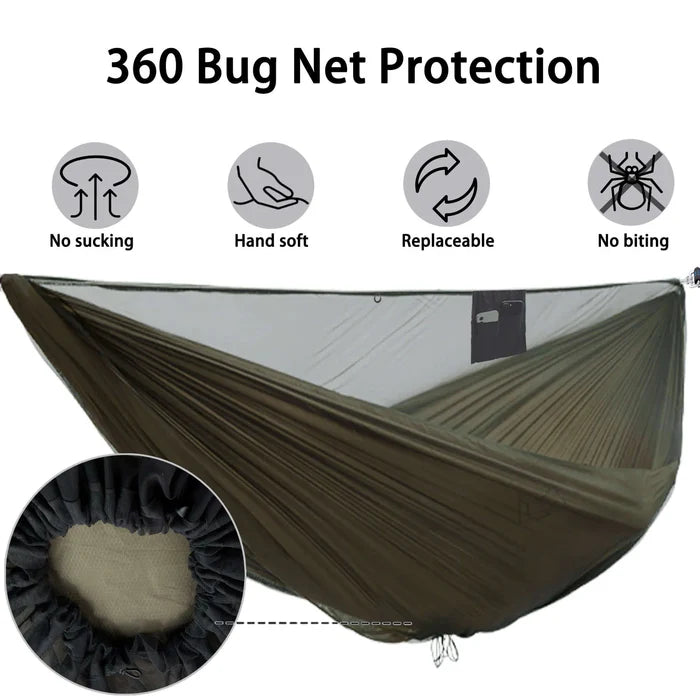 Load image into Gallery viewer, Onewind Outdoors Aerie 11' Double Camping Hammock with Mosquito Net By Onewind Outdoors
