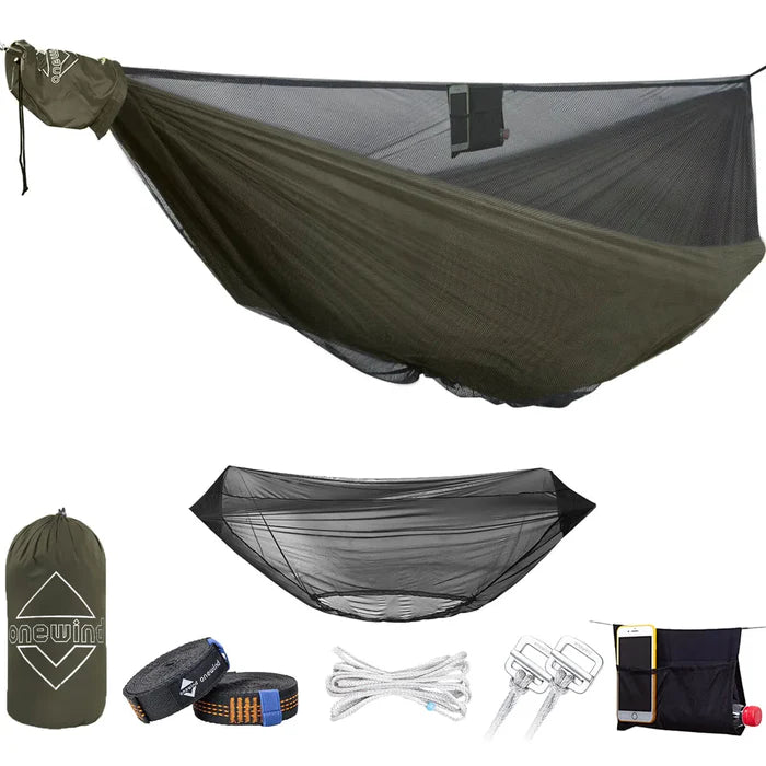 Load image into Gallery viewer, Onewind Outdoors Aerie 11' Double Camping Hammock with Mosquito Net By Onewind Outdoors
