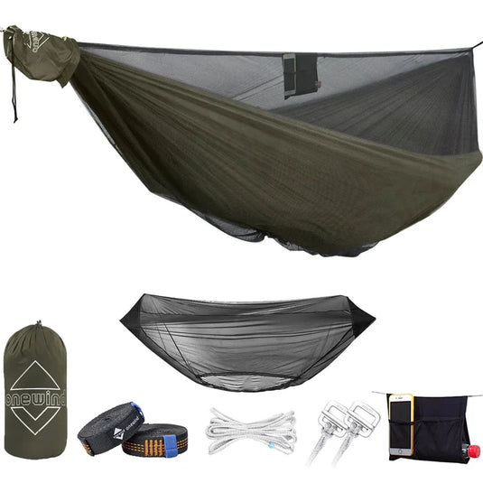 Onewind Outdoors Aerie 11' Double Camping Hammock with Mosquito Net By Onewind Outdoors