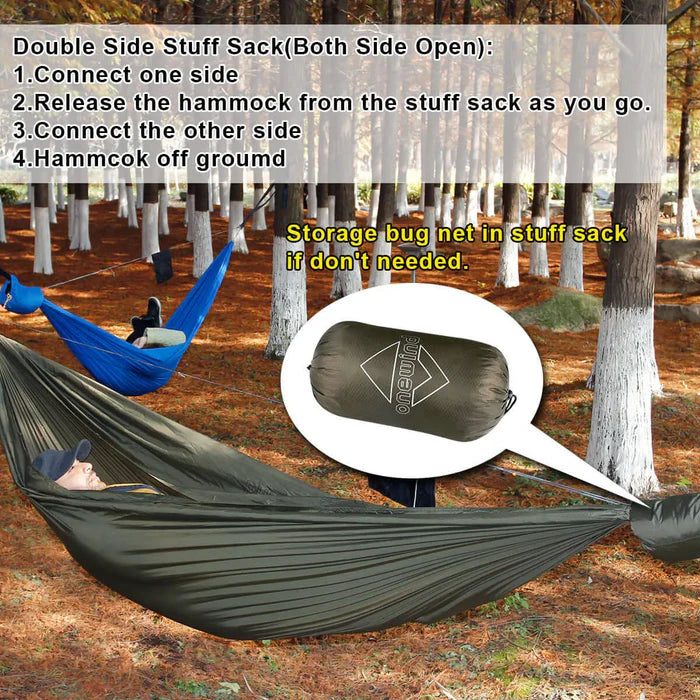 Load image into Gallery viewer, Onewind Outdoors Aerie 11' Double Camping Hammock with Mosquito Net By Onewind Outdoors
