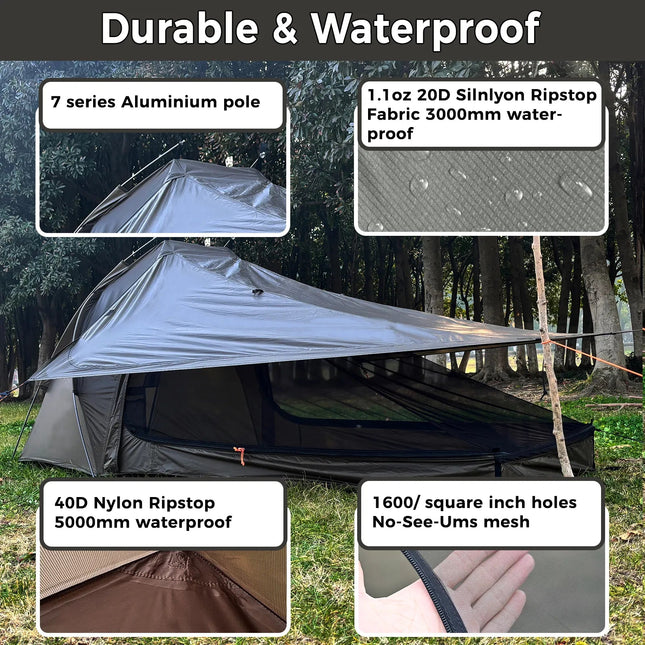 Onewind Solo Skyshade Tartent 3 Season (Updated Version) By Onewind Outdoors