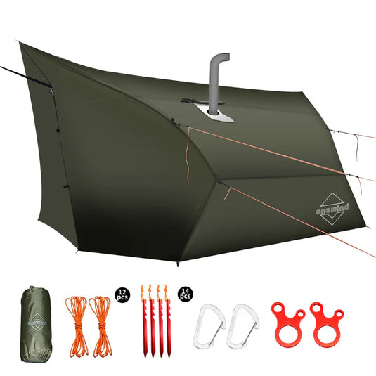 Onewind Penumbra Hot Tent Tarp - Forest Green By Onewind Outdoors