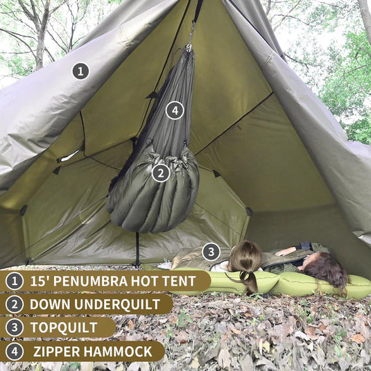 Onewind Penumbra Hot Tent Tarp - Forest Green By Onewind Outdoors