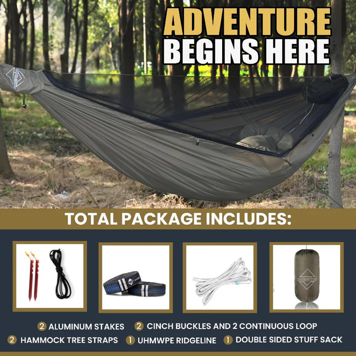 Load image into Gallery viewer, Onewind Temptest Zipper Hammock 11ft By Onewind Outdoors
