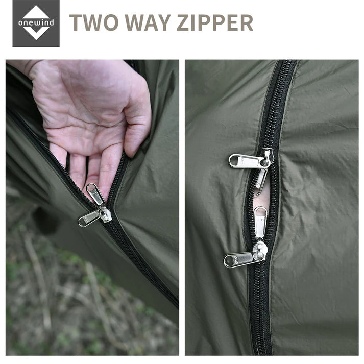 Load image into Gallery viewer, Onewind Zippered Windsock Winter Cover - Green By Onewind Outdoors
