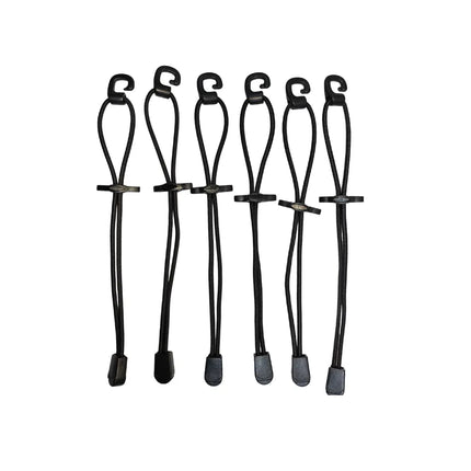 Onewind Elastic Rope Fasteners For Backpack - 6 pack