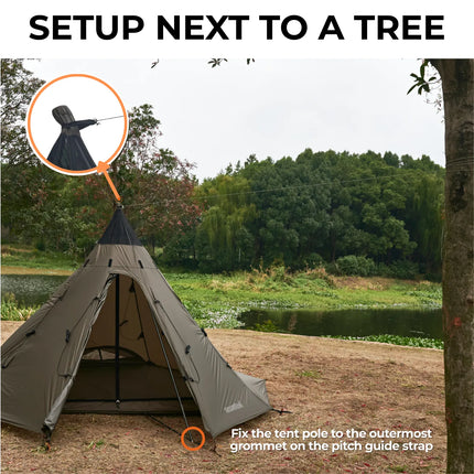 Onewind Smartpeak Teepee 2 person Tent By Onewind Outdoors