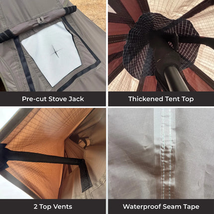 Onewind Summit Solo Teepee Hot Tent with Stove Jack