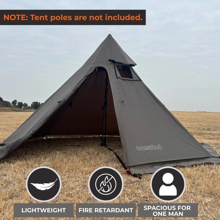 Onewind Summit Solo Teepee Hot Tent with Stove Jack