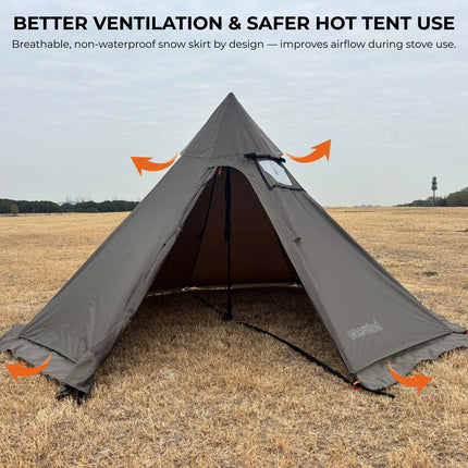 Onewind Summit Solo Teepee Hot Tent with Stove Jack