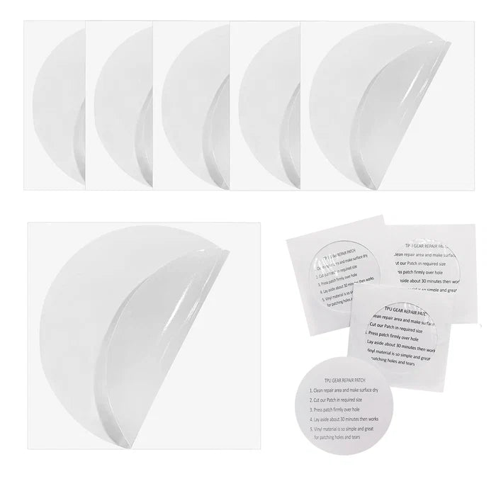 Load image into Gallery viewer, Onewind TPU Transparent Tarp Repair Patches (Round or Square) 5 pack By Onewind Outdoors
