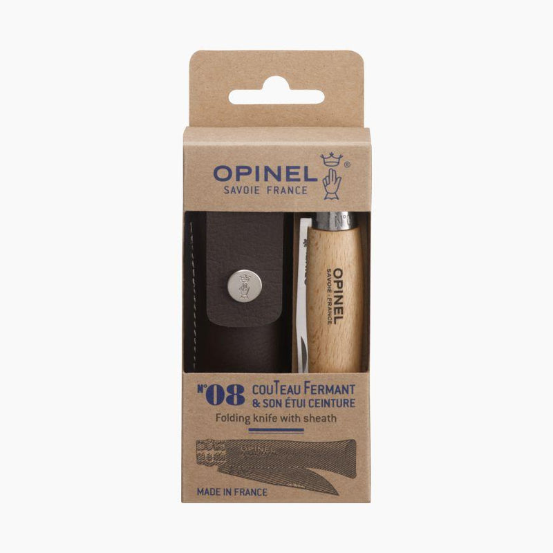 Load image into Gallery viewer, Opinel N 08 Stainless Steel with sheath By Opinel knives
