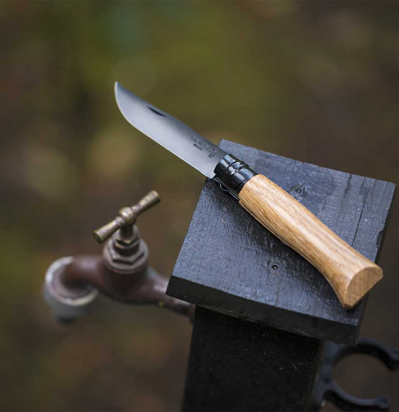 Load image into Gallery viewer, Opinel No 8 Black Oak Knife By Opinel knives
