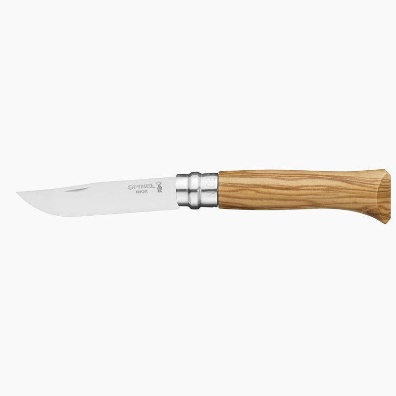Load image into Gallery viewer, Opinel No 8 Olive Wood with Sheath By Opinel knives
