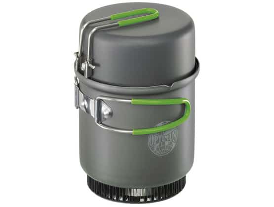 Load image into Gallery viewer, Optimus Elektra FE Gas Cookset With Pans By Optimus Outdoors
