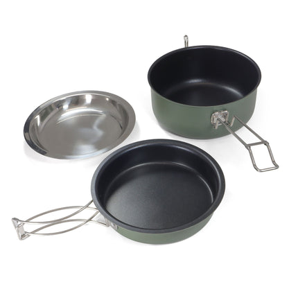 Origin Outdoors Snap-Pack Aluminium Cooking Set By Origin Outdoors