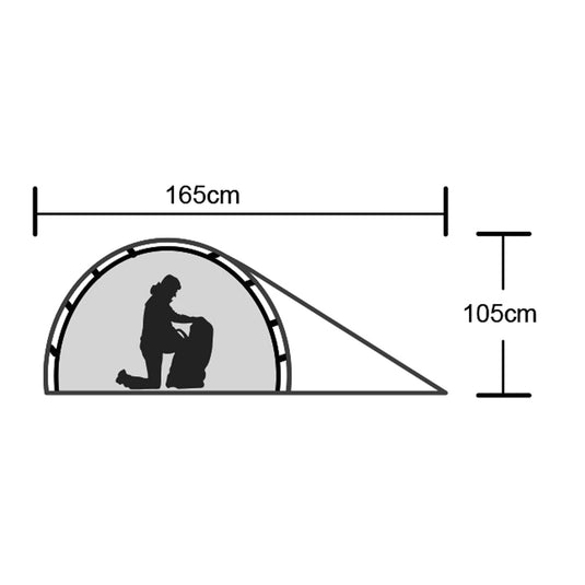 Origin Outdoors Tent 'Snugly' 1 Person By Origin Outdoors