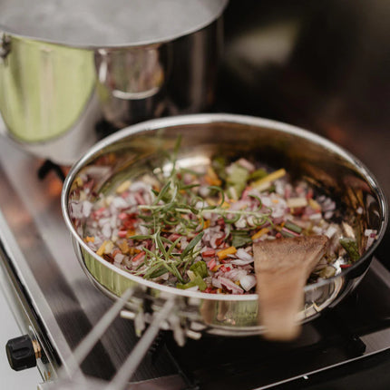 Primus CampFire Frying Pan Stainless Steel 25cm By Primus