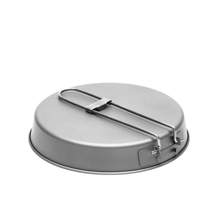 TOAKS Titanium D165mm (6.5") Frying Pan (With Handle) By Toaks Outdoors