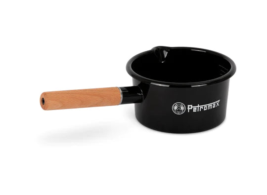 Load image into Gallery viewer, Petromax 1L Enamel Pan (Black or White) Black By PetroMax
