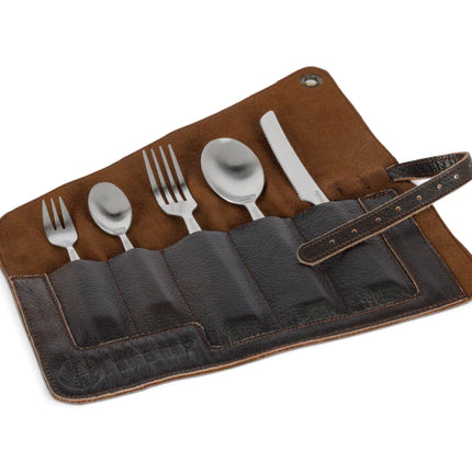 Petromax Leather Cutlery Bag By PetroMax