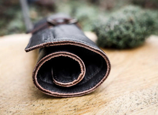 Petromax Leather Cutlery Bag By PetroMax