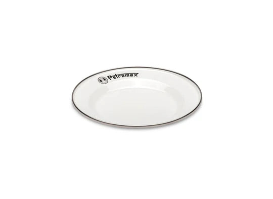 Load image into Gallery viewer, Petromax Set of 2 Enamel Plates - White (Various Sizes) Small By PetroMax
