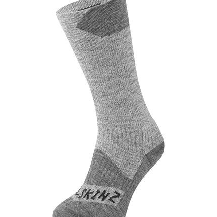 Sealskinz Raynham Waterproof All Weather Mid Length Sock Grey By Seal Skinz