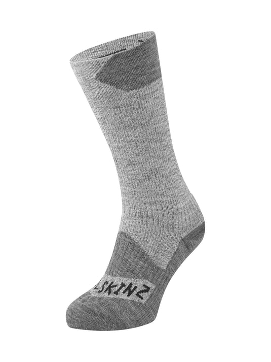 Sealskinz Raynham Waterproof All Weather Mid Length Sock Grey By Seal Skinz