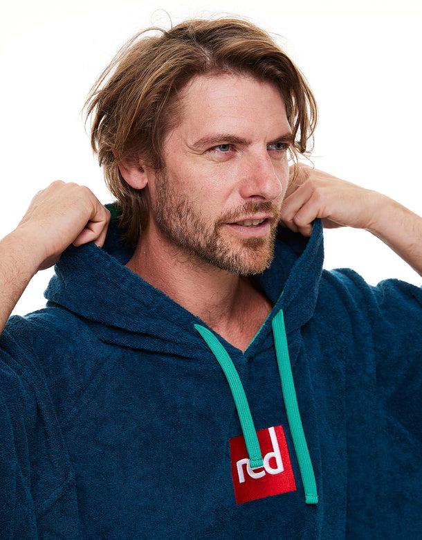 Load image into Gallery viewer, Red Luxury Towelling Changing Robe Navy (Various Sizes) By Red Paddle Co
