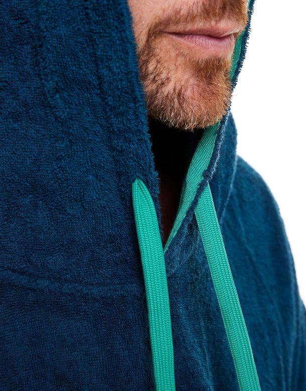 Load image into Gallery viewer, Red Luxury Towelling Changing Robe Navy (Various Sizes) By Red Paddle Co
