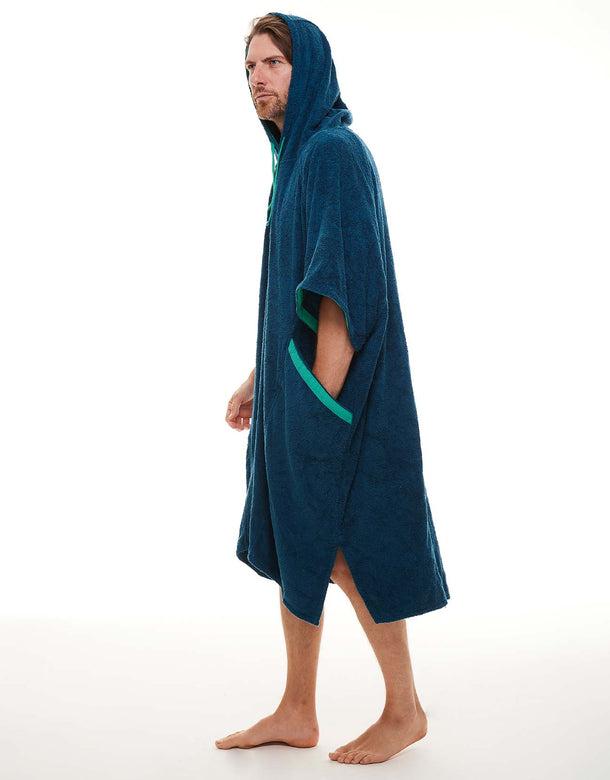 Load image into Gallery viewer, Red Luxury Towelling Changing Robe Navy (Various Sizes) By Red Paddle Co
