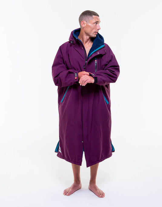 Red Original EVO Long Sleeve Changing Robe - Mulberry Wine (XL) XL (6'3-6'8) By Red Paddle Co