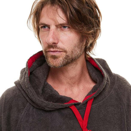 Red Original Quick Dry Microfibre Changing Robe - Grey By Red Paddle Co