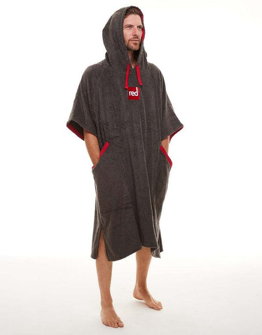 Red Original Quick Dry Microfibre Changing Robe (small) - Grey By Red Paddle Co