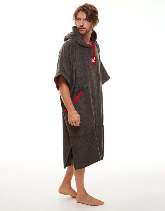 Red Original Quick Dry Microfibre Changing Robe (small) - Grey By Red Paddle Co