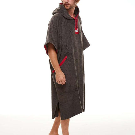 Red Original Quick Dry Microfibre Changing Robe - Grey By Red Paddle Co