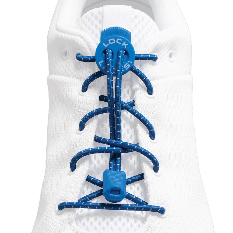 Load image into Gallery viewer, Lock Laces 48" Shoelaces (Various Colours) Blue By Lock Laces
