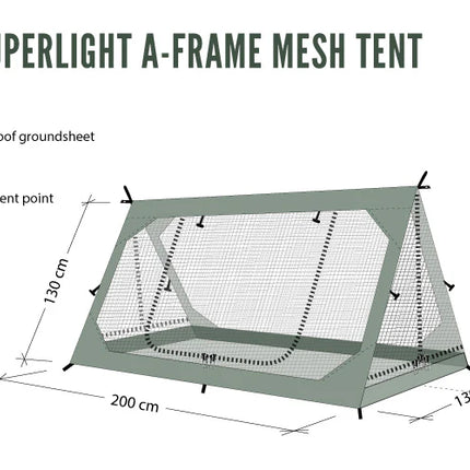 DD Superlight A-Frame Mesh Tent By DD Hammocks