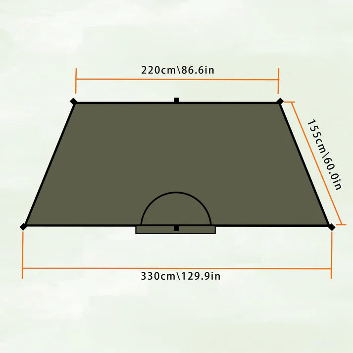 Load image into Gallery viewer, Onewind Solitary Ultralight Single-Topped Cape Shelter By Onewind Outdoors
