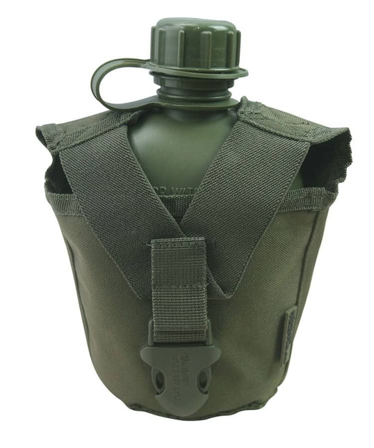 Kombat Tactical Water bottle (Various Colours) Olive Green By Kombat UK