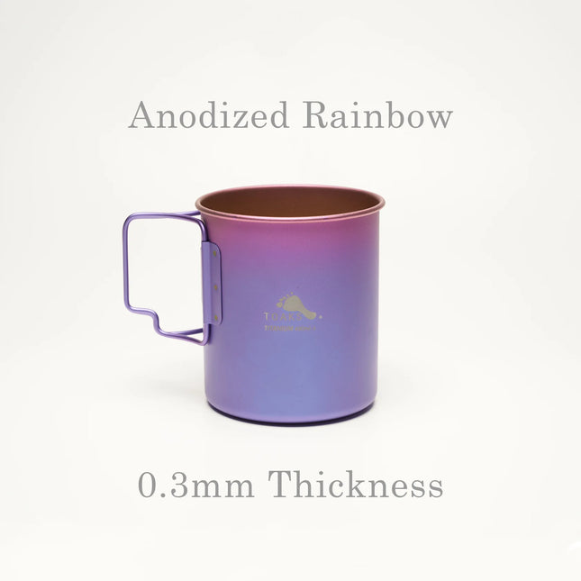 Toaks Toaks Ultralight Titanium 450ml Cup - Rainbow By Toaks Outdoors