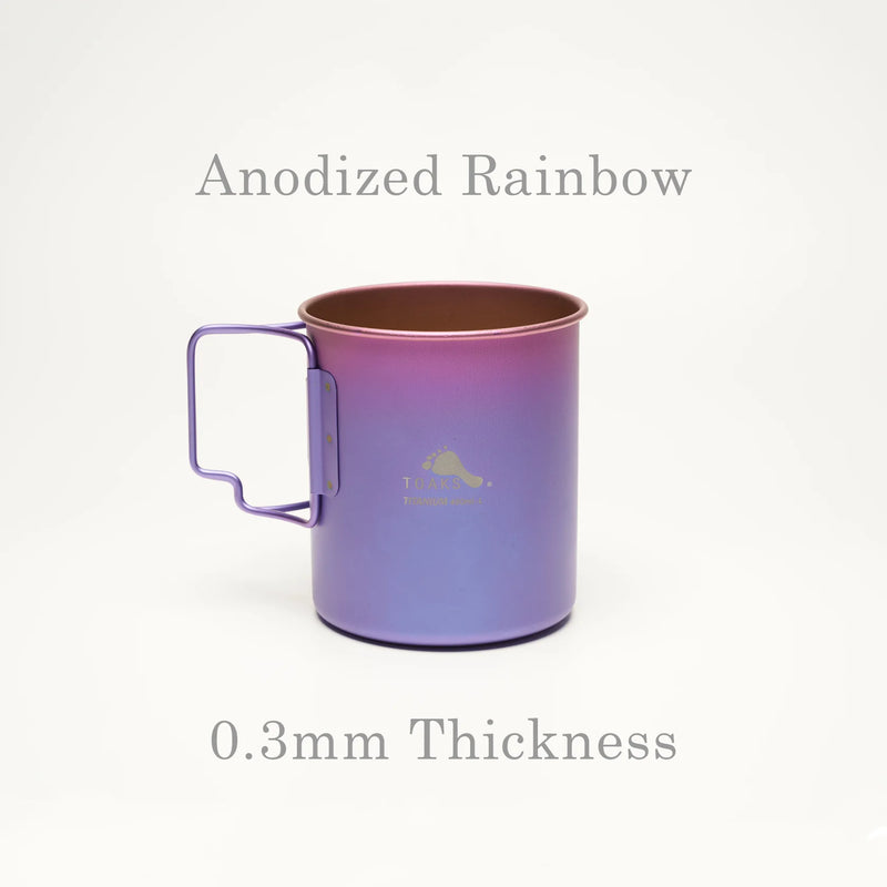 Load image into Gallery viewer, Toaks Ultralight Titanium 450ml Cup - (Various Colours) Rainbow By Toaks Outdoors
