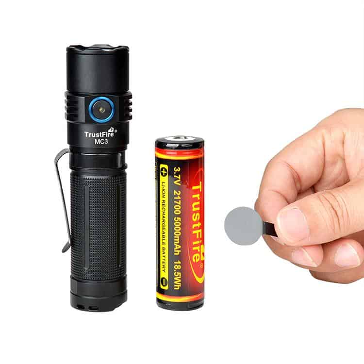 Load image into Gallery viewer, Trustfire MC3 EDC Magnetic Rechargeable Led Flashlight 2500Lumens By Trust Fire
