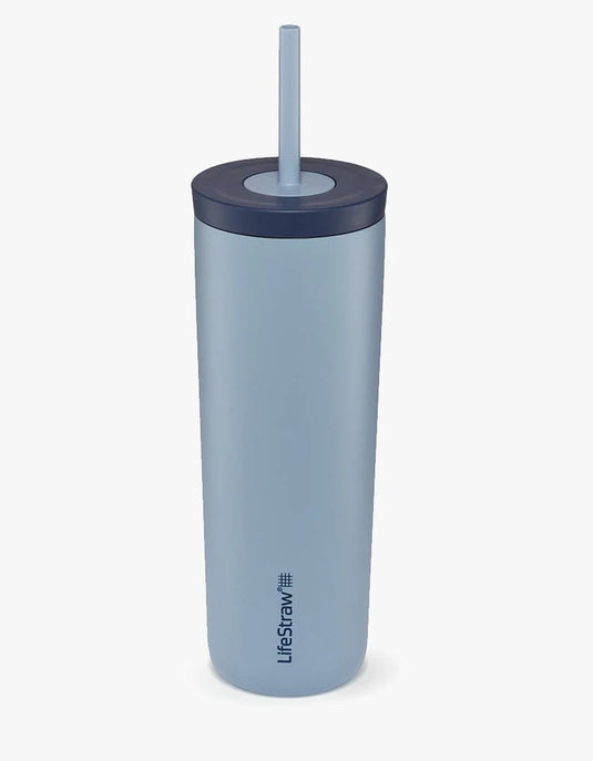 Lifestraw Go Stainless Steel Tumbler - 500ml (Various Colours) Icelandic Blue By LifeStraw