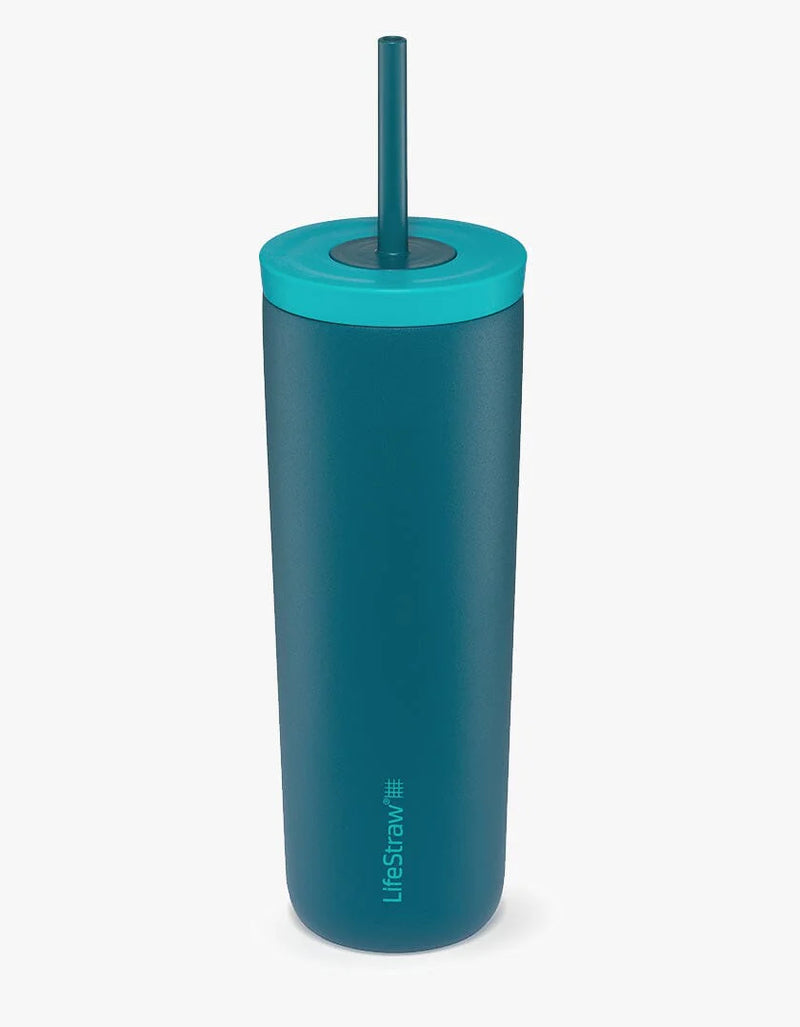 Load image into Gallery viewer, Lifestraw Go Stainless Steel Tumbler - 500ml (Various Colours) Laguna Teal By LifeStraw
