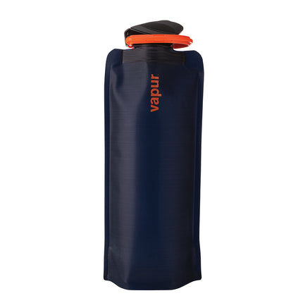 Vapur Wide Mouth 700ml Folding Water Bottle (Various Colours) Eclipse Night Blue By Vapur