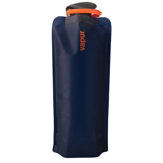 Vapur Wide Mouth 1.0L Folding Water Bottle (Various Colours) Eclipse Night Blue By Vapur