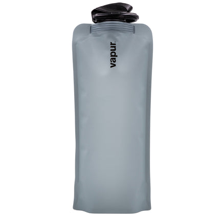 Vapur Wide Mouth 1.0L Folding Water Bottle (Various Colours) Graphite By Vapur
