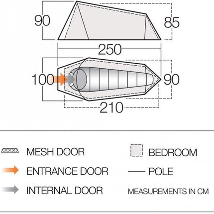 vango 1 man tent Vango Soul 100